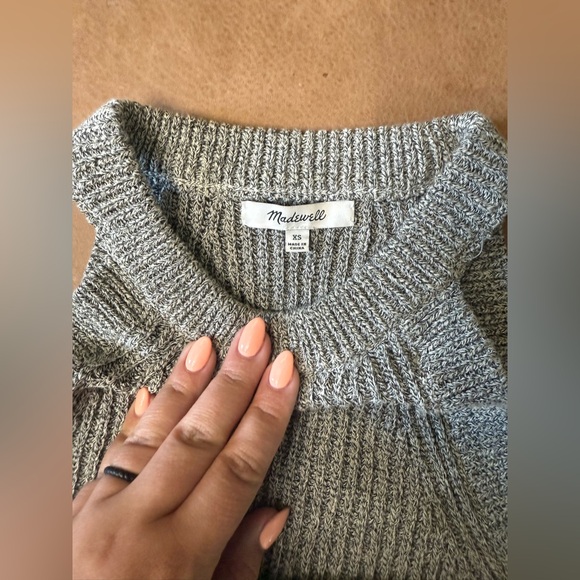 Womens Madewell Sleeveless Gray Knit Mockneck Sweater Tank Top Size XS - Picture 5 of 7